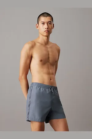 Calvin Klein Bañador de largo medio con cordón - Logo Tape