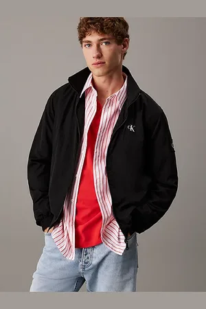 Calvin Klein Chaqueta de nailon estructurado con cremallera
