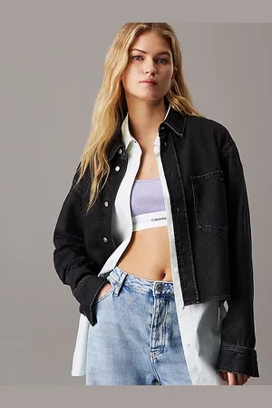 Calvin Klein Camisa dad cropped