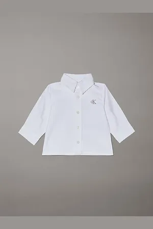 Calvin Klein Camisa estilo oxford de recién nacido