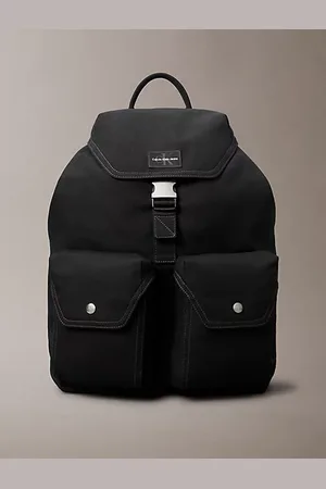 Calvin Klein Mochila con solapa de lona