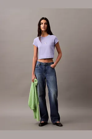 Calvin Klein Camiseta slim con monograma