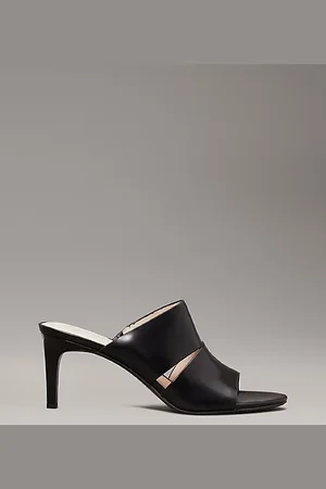 Calvin Klein Sandalias de piel con tacón
