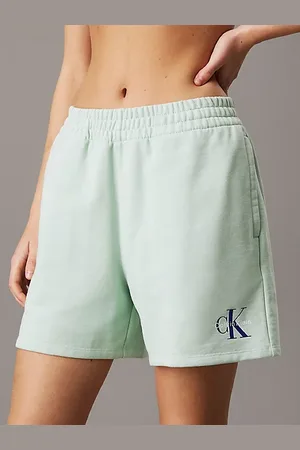 Calvin Klein Shorts de felpa francesa con logo monograma