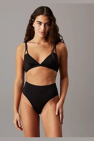 Calvin Klein Parte de arriba de bikini de triángulo - CK Split Elastic