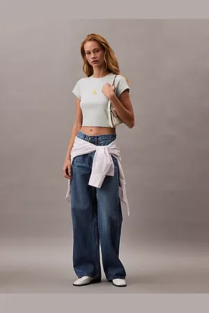 Calvin Klein Camiseta slim con monograma
