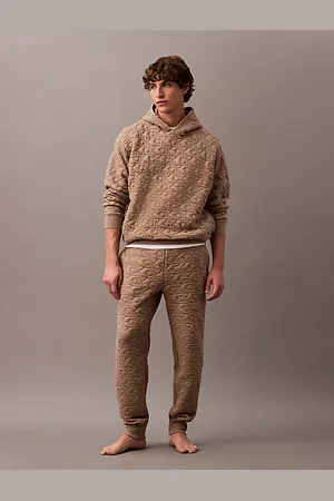 Calvin Klein Pantalón de chándal de estar por casa acolchado con logo