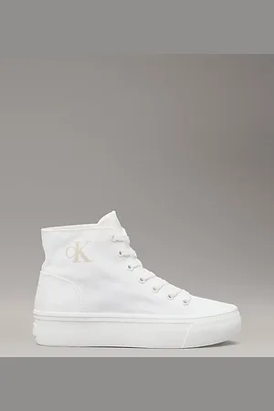 Calvin Klein Zapatillas altas de lona con plataforma