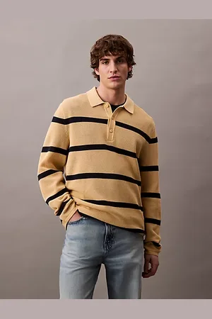 Calvin Klein Polo holgado de rayas
