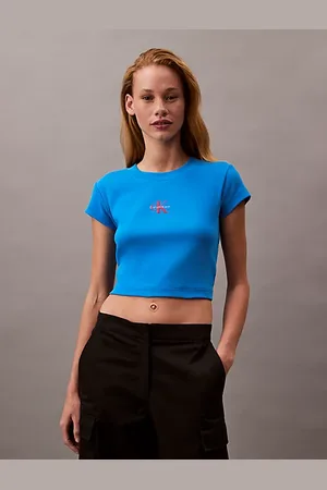 Calvin Klein Camiseta slim con monograma