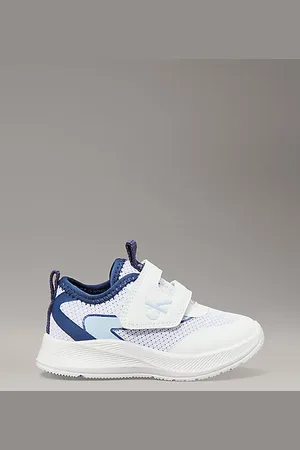Calvin Klein Zapatillas de punto con velcro para niños