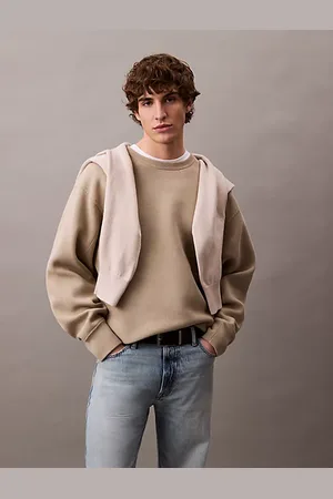 Calvin Klein Sudadera holgada de mezcla de algodón