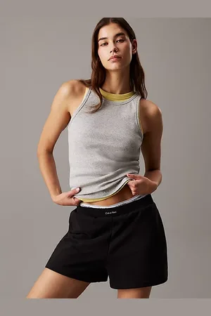 Calvin Klein Camiseta de tirantes de estar por casa slim de canalé