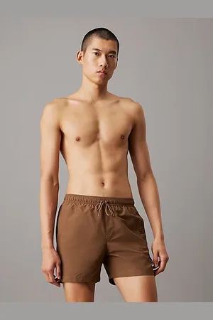 Calvin Klein Bañador de largo medio con cordón - Logo Embroidery