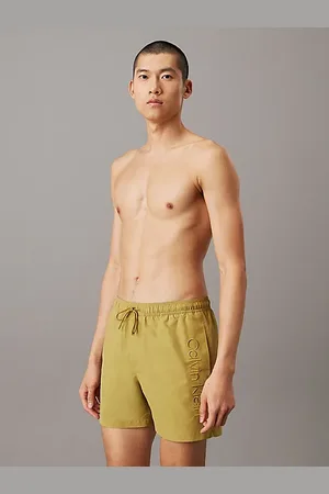 Calvin Klein Bañador de largo medio con cordón - Logo Embroidery