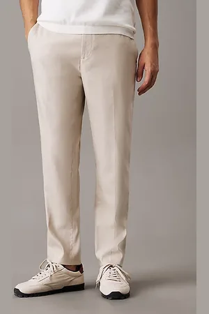 Calvin Klein Pantalón tapered de lino y lyocell
