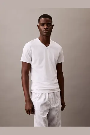 Calvin Klein Pack de 3 camisetas de estar por casa de pico
