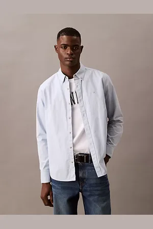 Calvin Klein Camisa clásica de algodón Oxford