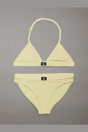 Calvin Klein Bikinis de triángulo para niña - CK Monogram