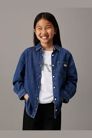 Calvin Klein Camisa denim oversize de lyocell