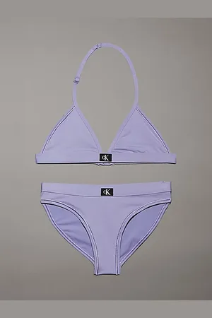 Calvin Klein Bikinis de triángulo para niña - CK Monogram