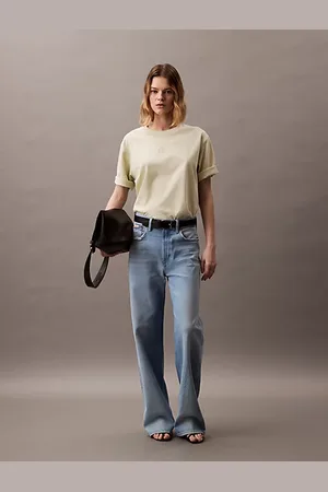 Calvin Klein Camiseta holgada con logo y brillo