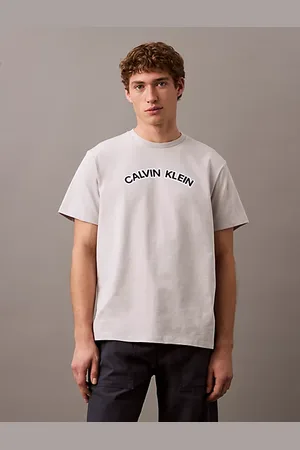 Calvin Klein Camiseta con logo curvo