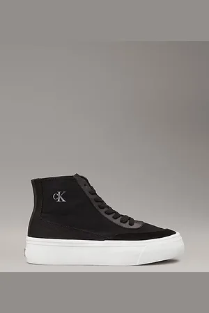 Calvin Klein Zapatillas altas de lona con plataforma