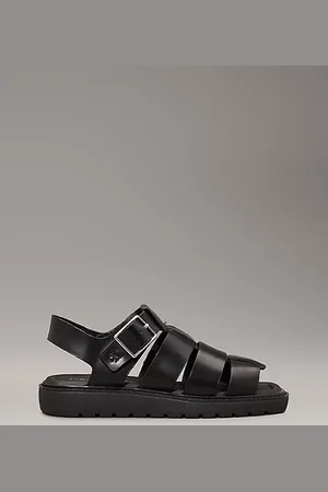 Calvin Klein Sandalias de pescador de piel