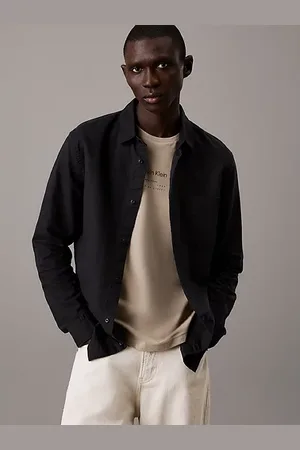 Calvin Klein Camisa de lino y algodón