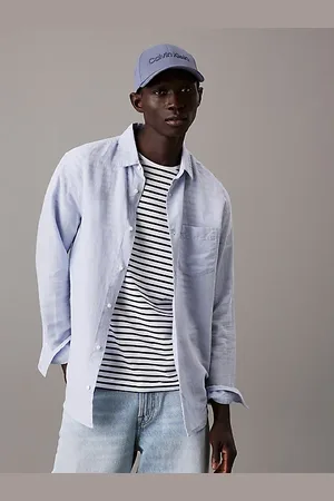 Calvin Klein Camisa de lino y algodón
