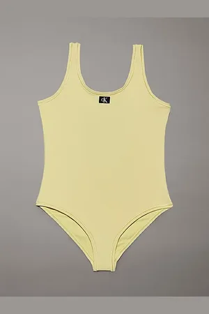 Calvin Klein Bañador para niña - CK Monogram