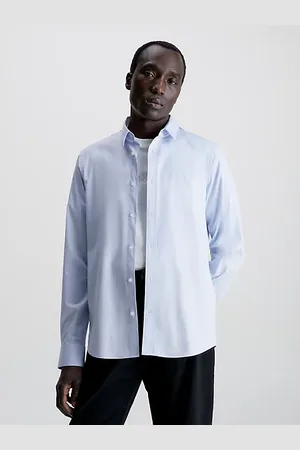 Calvin Klein Camisa slim de popelín elástico
