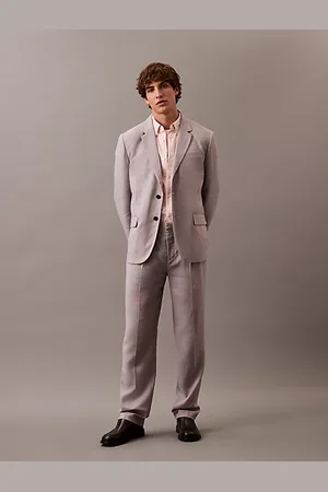 Calvin Klein Pantalón holgado plisado de lino