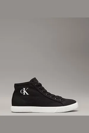 Calvin Klein Zapatillas altas de lona de perfil bajo