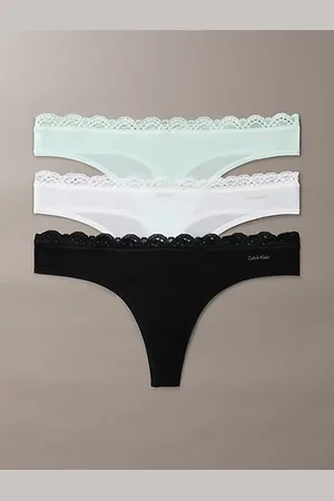 Calvin Klein Pack de 3 tangas - Micro Stretch with Lace