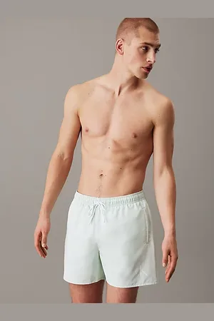 Calvin Klein Bañador de largo medio con cordón - CK Monogram