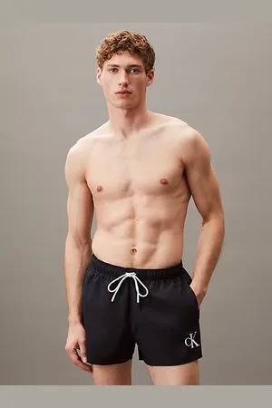 Calvin Klein Bañador corto con cordón - CK Monogram
