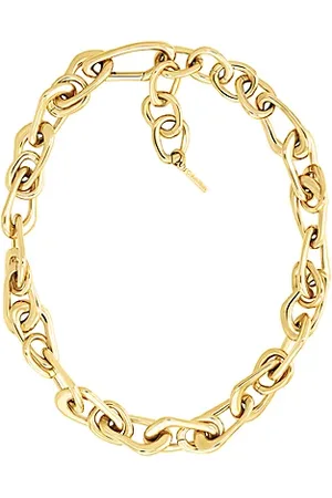 Calvin Klein Collar de cadena llamativo de acero bañada en