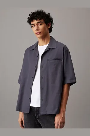 Calvin Klein Camisa holgado de lino y lyocell