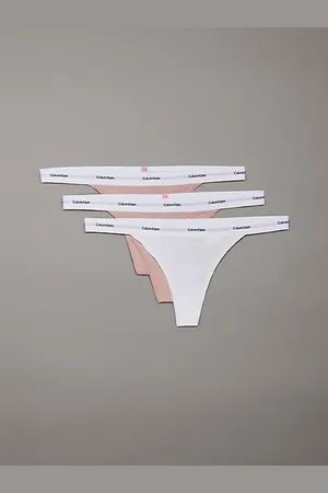 Calvin Klein Pack de 3 tangas - Cotton Stretch Rib
