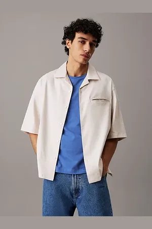 Calvin Klein Camisa holgado de lino y lyocell