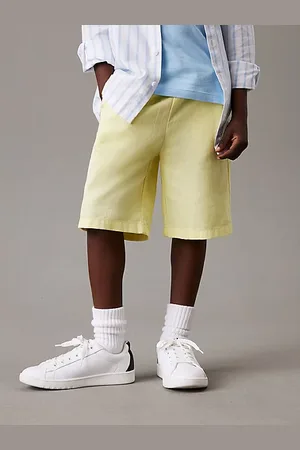 Calvin Klein Shorts holgados de mezcla de lino