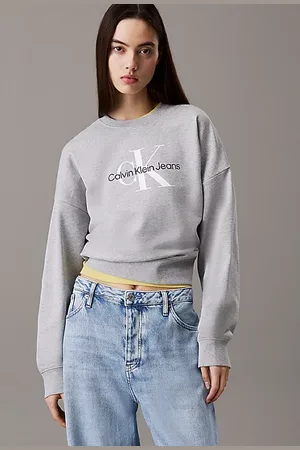 Calvin Klein Sudadera holgada con monograma logo