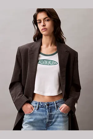 Calvin Klein Baby tee con logo gráfico