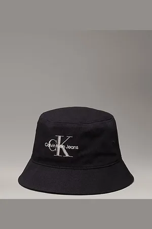 Calvin Klein Gorro de pescador de sarga con logo
