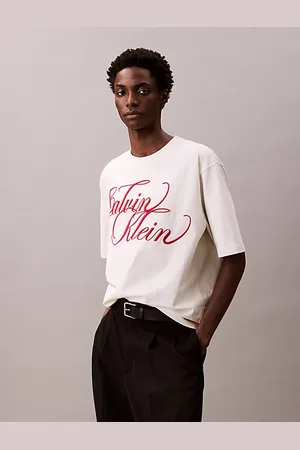 Calvin Klein Camiseta holgada gráfica con bordado