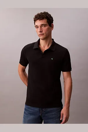 Calvin Klein Polo de piqué de algodón