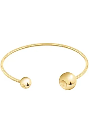 Calvin Klein Pulsera con esferas de acero bañado en