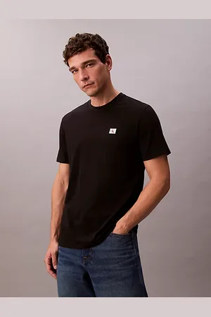 Calvin Klein Camiseta de algodón con insignia